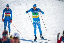 13.03.2022, Falun, Sweden (SWE): Francesco De Fabiani (ITA) - FIS world cup cross-country, mixed relay, Falun (SWE). www.nordicfocus.com. © Modica/NordicFocus. Every downloaded picture is fee-liable.