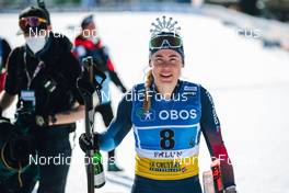 13.03.2022, Falun, Sweden (SWE): Laurien Van Der Graaff (SUI) - FIS world cup cross-country, mixed relay, Falun (SWE). www.nordicfocus.com. © Modica/NordicFocus. Every downloaded picture is fee-liable.