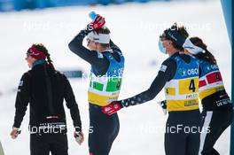13.03.2022, Falun, Sweden (SWE): Zak Ketterson (USA), Scott Patterson (USA), (l-r)  - FIS world cup cross-country, mixed relay, Falun (SWE). www.nordicfocus.com. © Modica/NordicFocus. Every downloaded picture is fee-liable.