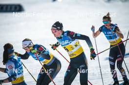 13.03.2022, Falun, Sweden (SWE): Victoria Carl (GER), Friedrich Moch (GER), (l-r)  - FIS world cup cross-country, mixed relay, Falun (SWE). www.nordicfocus.com. © Modica/NordicFocus. Every downloaded picture is fee-liable.
