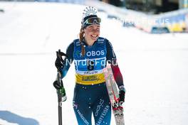 13.03.2022, Falun, Sweden (SWE): Laurien Van Der Graaff (SUI) - FIS world cup cross-country, mixed relay, Falun (SWE). www.nordicfocus.com. © Modica/NordicFocus. Every downloaded picture is fee-liable.