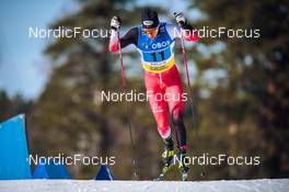 13.03.2022, Falun, Sweden (SWE): Benjamin Moser (AUT) - FIS world cup cross-country, mixed team sprint, Falun (SWE). www.nordicfocus.com. © Modica/NordicFocus. Every downloaded picture is fee-liable.