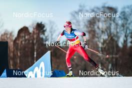 13.03.2022, Falun, Sweden (SWE): Teresa Stadlober (AUT) - FIS world cup cross-country, mixed team sprint, Falun (SWE). www.nordicfocus.com. © Modica/NordicFocus. Every downloaded picture is fee-liable.