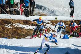 13.03.2022, Falun, Sweden (SWE): Janosch Brugger (GER), Olivier Leveille (CAN), (l-r)  - FIS world cup cross-country, mixed team sprint, Falun (SWE). www.nordicfocus.com. © Modica/NordicFocus. Every downloaded picture is fee-liable.