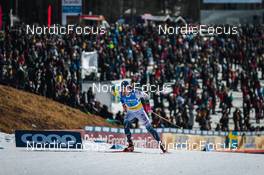13.03.2022, Falun, Sweden (SWE): Calle Halfvarsson (SWE) - FIS world cup cross-country, mixed team sprint, Falun (SWE). www.nordicfocus.com. © Modica/NordicFocus. Every downloaded picture is fee-liable.
