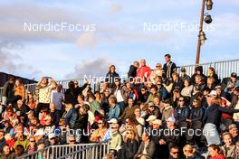 05.08.2022, Sandnes, Norway (NOR): Event Feature: spectators on the grand stand, Event Feature: - BLINK22 Festival Cross-Country - Sandnes (NOR). www.nordicfocus.com. © Manzoni/NordicFocus. Every downloaded picture is fee-liable.