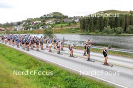 04.08.2022, Sandnes, Norway (NOR): Event Feature: athletes competing for Blink Classics, Event Feature: - BLINK22 Festival Cross-Country - Sandnes (NOR). www.nordicfocus.com. © Manzoni/NordicFocus. Every downloaded picture is fee-liable.