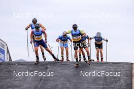 06.08.2022, Sandnes, Norway (NOR): Adrew Young (GBR), Arnaud Chautemps (FRA), (l-r)  - BLINK22 Festival Cross-Country - Sandnes (NOR). www.nordicfocus.com. © Manzoni/NordicFocus. Every downloaded picture is fee-liable.