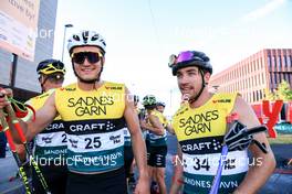 05.08.2022, Sandnes, Norway (NOR): Theo Schely (FRA), Arnaud Chautemps FRA), (l-r) - BLINK22 Festival Cross-Country - Sandnes (NOR). www.nordicfocus.com. © Manzoni/NordicFocus. Every downloaded picture is fee-liable.