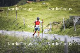23.07.2022, Davos, Switzerland (SUI): Jason Rueesch (SUI) - Cross-Country Summer Festival, Davos (SUI). www.nordicfocus.com. © Manzoni/NordicFocus. Every downloaded picture is fee-liable.