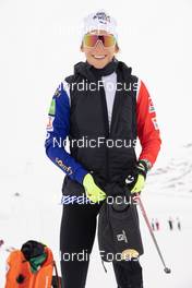 11.10.2022, Ramsau am Dachstein, Austria (AUT): Delphine Claudel (FRA) - Cross-Country training, Ramsau am Dachstein (AUT). www.nordicfocus.com. © Manzoni/NordicFocus. Every downloaded picture is fee-liable.