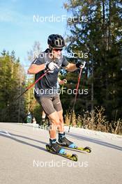17.10.2022, Ramsau am Dachstein, Austria (AUT): Michal Novak (CZE) - Cross-Country training, Ramsau am Dachstein (AUT). www.nordicfocus.com. © Reichert/NordicFocus. Every downloaded picture is fee-liable.