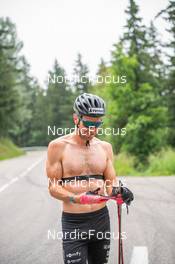 27.06.2022, Tignes, France (FRA): Maurice Manificat (FRA) - Cross-Country training, Tignes (FRA). www.nordicfocus.com. ©Authamayou/NordicFocus. Every downloaded picture is fee-liable.