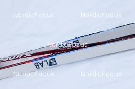 15.10.2022, Ramsau am Dachstein, Austria (AUT): Skis and Poles of Richard Jouve (FRA) - Cross-Country training, Ramsau am Dachstein (AUT). www.nordicfocus.com. © Manzoni/NordicFocus. Every downloaded picture is fee-liable.