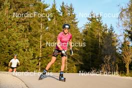 17.10.2022, Ramsau am Dachstein, Austria (AUT):  Delphine Claudel (FRA) - Biathlon training, Ramsau am Dachstein (AUT). www.nordicfocus.com. © Reichert/NordicFocus. Every downloaded picture is fee-liable.
