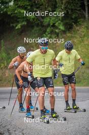 27.06.2022, Tignes, France (FRA): Lucas Chanavat (FRA) - Cross-Country training, Tignes (FRA). www.nordicfocus.com. ©Authamayou/NordicFocus. Every downloaded picture is fee-liable.