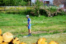15.08.2022, Lavaze, Italy (ITA): Paolo Ventura (ITA) - Cross-Country training, Lavaze (ITA). www.nordicfocus.com. © Barbieri/NordicFocus. Every downloaded picture is fee-liable.