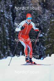 07.11.2022, Davos, Switzerland (SUI): Candide Pralong (SUI) - Cross-Country training, Snowfarming track, Davos (SUI). www.nordicfocus.com. © Manzoni/NordicFocus. Every downloaded picture is fee-liable.