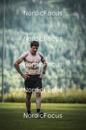10.07.2022, Lavaze, Italy (ITA): Janik Riebli (SUI) - Cross-Country training, Lavaze (ITA). www.nordicfocus.com. © Vanzetta/NordicFocus. Every downloaded picture is fee-liable.