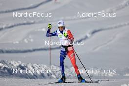 13.10.2022, Ramsau am Dachstein, Austria (AUT): Delphine Claudel (FRA) - Cross-Country training, Ramsau am Dachstein (AUT). www.nordicfocus.com. © Manzoni/NordicFocus. Every downloaded picture is fee-liable.