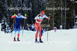 07.11.2022, Davos, Switzerland (SUI): Nicola Wigger (SUI) - Cross-Country training, Snowfarming track, Davos (SUI). www.nordicfocus.com. © Manzoni/NordicFocus. Every downloaded picture is fee-liable.