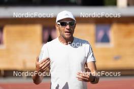 30.06.2022, Davos, Switzerland (SUI): Guy Nunige (FRA), coach Team Switzerland - Cross-Country training, Davos (SUI). www.nordicfocus.com. © Manzoni/NordicFocus. Every downloaded picture is fee-liable.