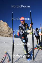 16.10.2022, Ramsau am Dachstein, Austria (AUT): Peter Schlickenrieder (GER), Head Coach Team Germany - Cross-Country training, Ramsau am Dachstein (AUT). www.nordicfocus.com. © Manzoni/NordicFocus. Every downloaded picture is fee-liable.