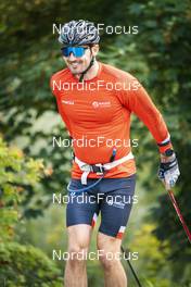 27.09.2022, Lavaze, Italy (ITA): Andreas Nygaard (NOR) - Cross-Country training, Lavaze (ITA). www.nordicfocus.com. © Vanzetta/NordicFocus. Every downloaded picture is fee-liable.