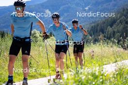 08.07.2022, Lavaze, Italy (ITA): Fahndrich Cyril (SUI), Schaad Roman (SUI), (l-r)  - Cross-Country training, Lavaze (ITA). www.nordicfocus.com. © Barbieri/NordicFocus. Every downloaded picture is fee-liable.