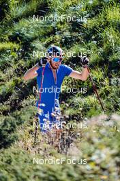 22.08.2022, Lavaze, Italy (ITA): Francesco De Fabiani (ITA) - Cross-Country training, Lavaze (ITA). www.nordicfocus.com. © Barbieri/NordicFocus. Every downloaded picture is fee-liable.