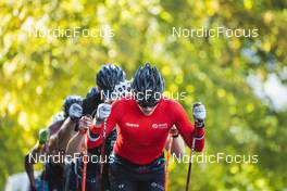 26.09.2022, Lavaze, Italy (ITA): Johan Hoel  (NOR) - Cross-Country training, Lavaze (ITA). www.nordicfocus.com. © Vanzetta/NordicFocus. Every downloaded picture is fee-liable.