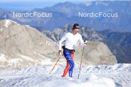 16.10.2022, Ramsau am Dachstein, Austria (AUT): Theo Schely (FRA) - Cross-Country training, Ramsau am Dachstein (AUT). www.nordicfocus.com. © Manzoni/NordicFocus. Every downloaded picture is fee-liable.