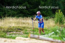 15.08.2022, Lavaze, Italy (ITA): Caterina Ganz (ITA) - Cross-Country training, Lavaze (ITA). www.nordicfocus.com. © Barbieri/NordicFocus. Every downloaded picture is fee-liable.