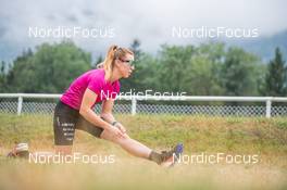 27.06.2022, Tignes, France (FRA): Melissa Gal (FRA) - Cross-Country training, Tignes (FRA). www.nordicfocus.com. ©Authamayou/NordicFocus. Every downloaded picture is fee-liable.
