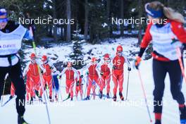 07.11.2022, Davos, Switzerland (SUI): Undefined athlete competes - Cross-Country training, Snowfarming track, Davos (SUI). www.nordicfocus.com. © Manzoni/NordicFocus. Every downloaded picture is fee-liable.