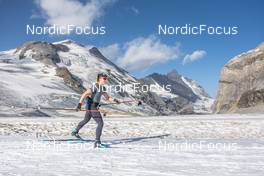 27.06.2022, Tignes, France (FRA): Melissa Gal (FRA) - Cross-Country training, Tignes (FRA). www.nordicfocus.com. © Authamayou/NordicFocus. Every downloaded picture is fee-liable.