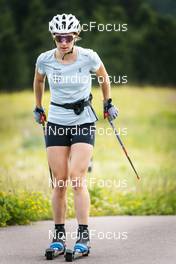 10.07.2022, Lavaze, Italy (ITA): Nadine Faehndrich  (SUI) - Cross-Country training, Lavaze (ITA). www.nordicfocus.com. © Vanzetta/NordicFocus. Every downloaded picture is fee-liable.