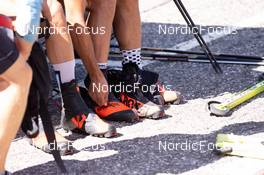 08.07.2022, Lavaze, Italy (ITA): Rossignol Shoes,   - Cross-Country training, Lavaze (ITA). www.nordicfocus.com. © Barbieri/NordicFocus. Every downloaded picture is fee-liable.