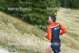 26.09.2022, Lavaze, Italy (ITA): Anders Aukland  (NOR) - Cross-Country training, Lavaze (ITA). www.nordicfocus.com. © Vanzetta/NordicFocus. Every downloaded picture is fee-liable.