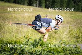 10.07.2022, Lavaze, Italy (ITA): Nadine Faehndrich  (SUI) - Cross-Country training, Lavaze (ITA). www.nordicfocus.com. © Vanzetta/NordicFocus. Every downloaded picture is fee-liable.