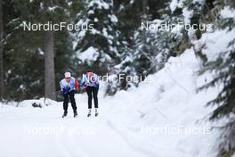 08.11.2022, Davos, Switzerland (SUI): Undefined athlete competes - Cross-Country training, Snowfarming track, Davos (SUI). www.nordicfocus.com. © Manzoni/NordicFocus. Every downloaded picture is fee-liable.