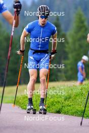 15.08.2022, Lavaze, Italy (ITA): Davide Graz (ITA) - Cross-Country training, Lavaze (ITA). www.nordicfocus.com. © Barbieri/NordicFocus. Every downloaded picture is fee-liable.