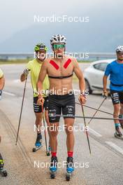 27.06.2022, Tignes, France (FRA): Theo Schely (FRA) - Cross-Country training, Tignes (FRA). www.nordicfocus.com. ©Authamayou/NordicFocus. Every downloaded picture is fee-liable.