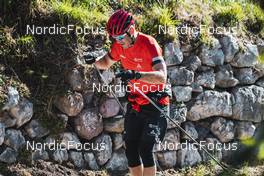 26.09.2022, Lavaze, Italy (ITA): Ragnar Horn ( NOR) - Cross-Country training, Lavaze (ITA). www.nordicfocus.com. © Vanzetta/NordicFocus. Every downloaded picture is fee-liable.
