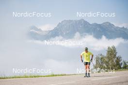 27.06.2022, Tignes, France (FRA): Jules Chappaz (FRA) - Cross-Country training, Tignes (FRA). www.nordicfocus.com. ©Authamayou/NordicFocus. Every downloaded picture is fee-liable.