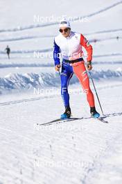 13.10.2022, Ramsau am Dachstein, Austria (AUT): Clement Parisse (FRA) - Cross-Country training, Ramsau am Dachstein (AUT). www.nordicfocus.com. © Manzoni/NordicFocus. Every downloaded picture is fee-liable.