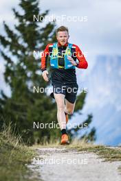 26.09.2022, Lavaze, Italy (ITA): Joar Thele  (NOR) - Cross-Country training, Lavaze (ITA). www.nordicfocus.com. © Vanzetta/NordicFocus. Every downloaded picture is fee-liable.