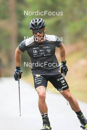 14.10.2022, Ramsau am Dachstein, Austria (AUT): Arnaud Chautemps (FRA) - Cross-Country training, Ramsau am Dachstein (AUT). www.nordicfocus.com. © Manzoni/NordicFocus. Every downloaded picture is fee-liable.