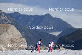 13.10.2022, Ramsau am Dachstein, Austria (AUT): Theo Schely (FRA) - Cross-Country training, Ramsau am Dachstein (AUT). www.nordicfocus.com. © Manzoni/NordicFocus. Every downloaded picture is fee-liable.