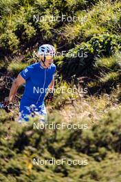22.08.2022, Lavaze, Italy (ITA): Federico Pellegrino (ITA) - Cross-Country training, Lavaze (ITA). www.nordicfocus.com. © Barbieri/NordicFocus. Every downloaded picture is fee-liable.